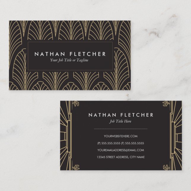 「new business card graphics」 1996年 2 Vintage 1940s Business Cards. New York & New Jersey. Free