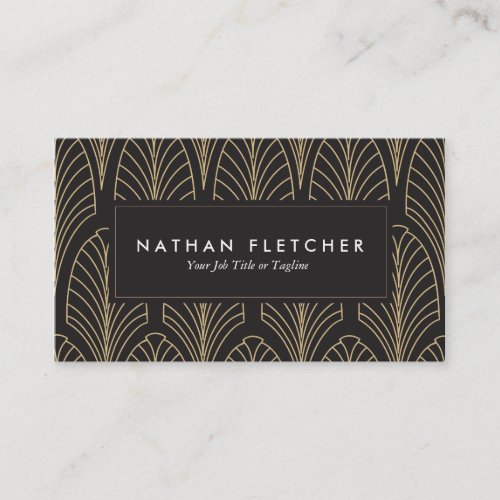 Art Deco Business Cards