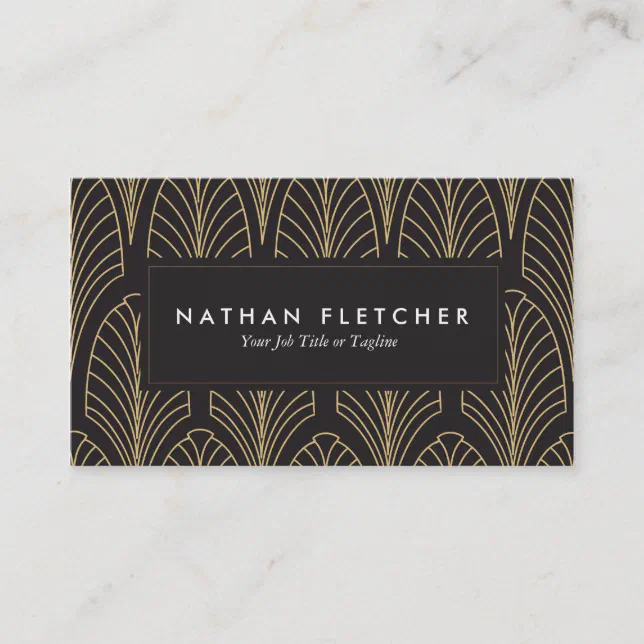 Art Deco Business Cards | Zazzle