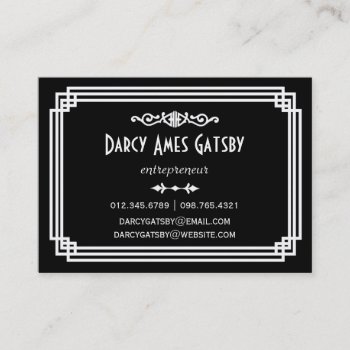 Art Deco Business Cards by RenImasa at Zazzle
