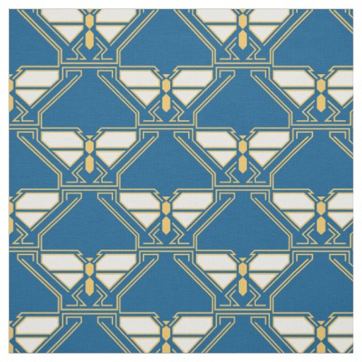Art Deco Butterflies Fabric