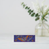 Art Deco Butterfly - Bookmark Mini Business Card (Standing Front)