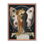 Art Deco Butterfly Couple 16 x 20 Print