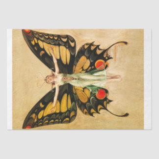 Art Deco Butterfly Fairy FX Leyendecker Decoupage Tissue Paper