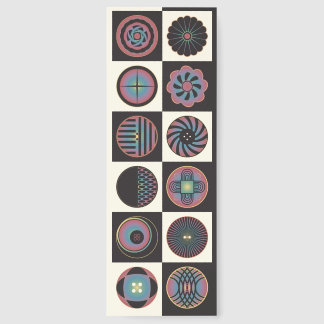 Art Deco Buttons Bookmark