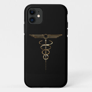 Art Deco Caduceus iPhone 11 Case