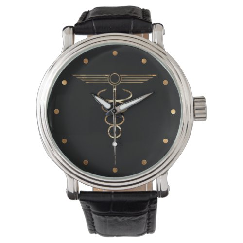 Art Deco Caduceus Wristwatches