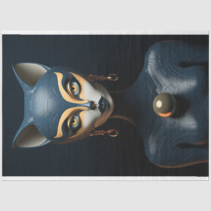 Art Deco Cat Decoupage Tissue Paper