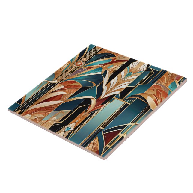 Art Deco Ceramic Tile (Side)