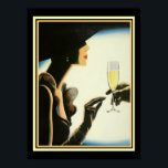 Art Deco "Champagne" 12 x 16 Print<br><div class="desc">Art Deco 12 x 16 Print entitled Champagne</div>