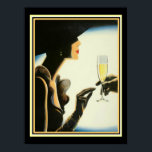 Art Deco "Champagne" 12 x 16 Print<br><div class="desc">Art Deco 12 x 16 Print entitled Champagne</div>