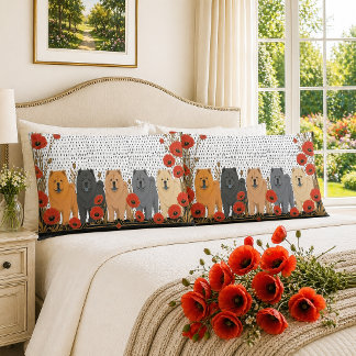 ART DECO CHOWS smooth Pillow Case
