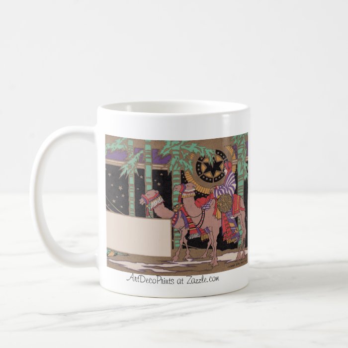 Art Deco Christmas Coffee Mug