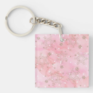 Art Deco Christmas Keychain