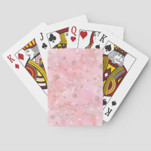 Art Deco Christmas Poker Cards