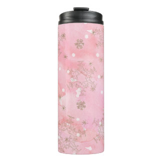 Art Deco Christmas Thermal Tumbler