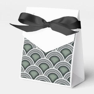 Art Deco Circles Favor Box