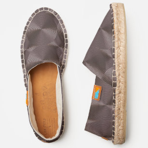 Art Deco Circles Modern Chic Pattern Espadrilles
