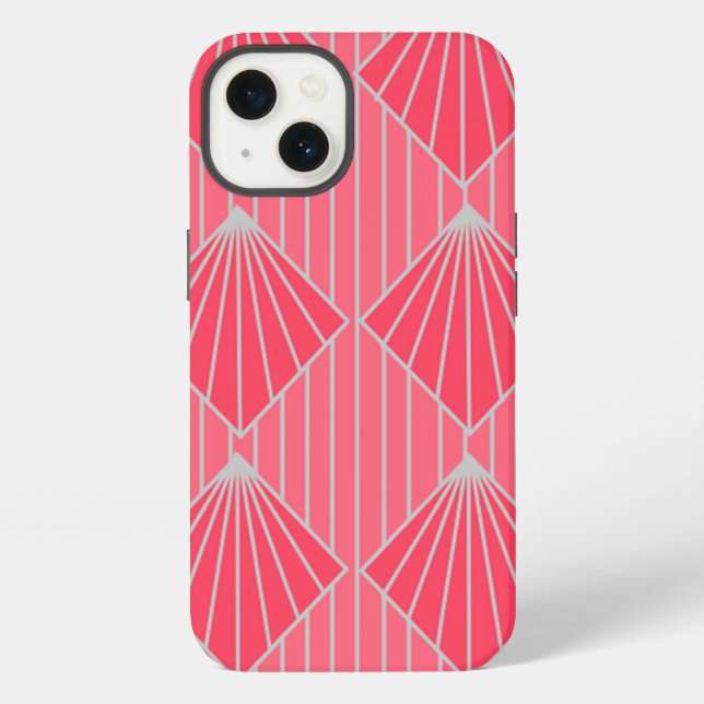 Art Deco Clam Shells  Iphone Case (Back)