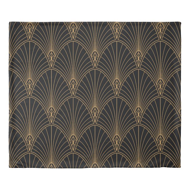 Art deco: classic geometric pattern. duvet cover (Front)