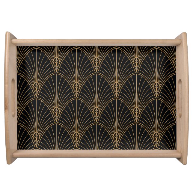 Art deco: classic geometric pattern. serving tray (Front)
