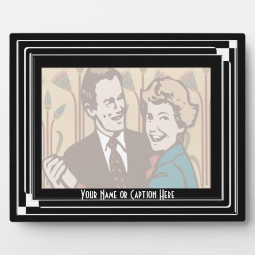 Art Deco Classic Horizontal _ Personalized Plaque