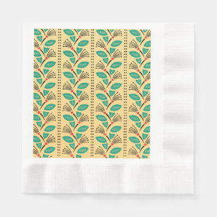 Art Deco Climbing Strawberry Vines Napkins