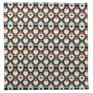 Art Deco Cloth Napkin