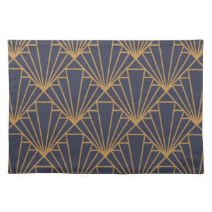 Art Deco Cloth Placemat