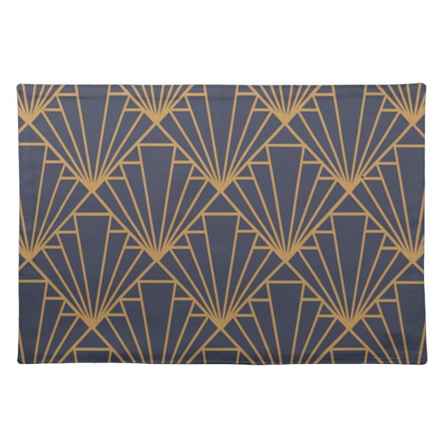 Art Deco Cloth Placemat (Front)