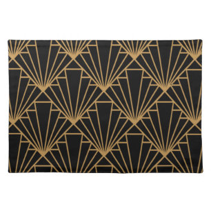 Art Deco Cloth Placemat