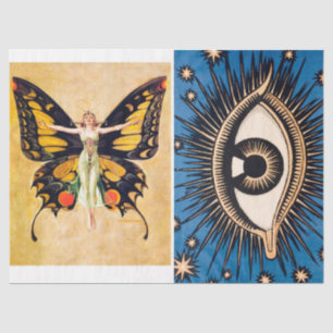 Art Deco Collage Decoupaging Tissue Paper 1920's