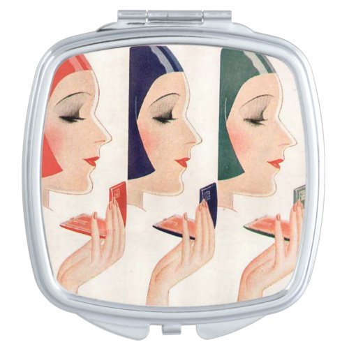 Art Deco Compact Mirror