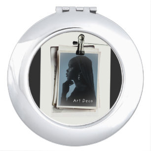 Art Deco Compact Mirror