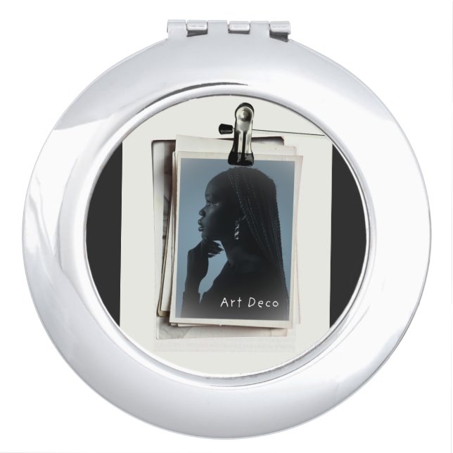 Art Deco Compact Mirror (Front)
