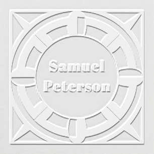 Art Deco Concentric Ring Embosser