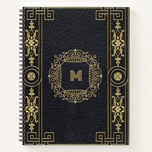 Art Deco Cover Personalized Blogging Jotting Notebook