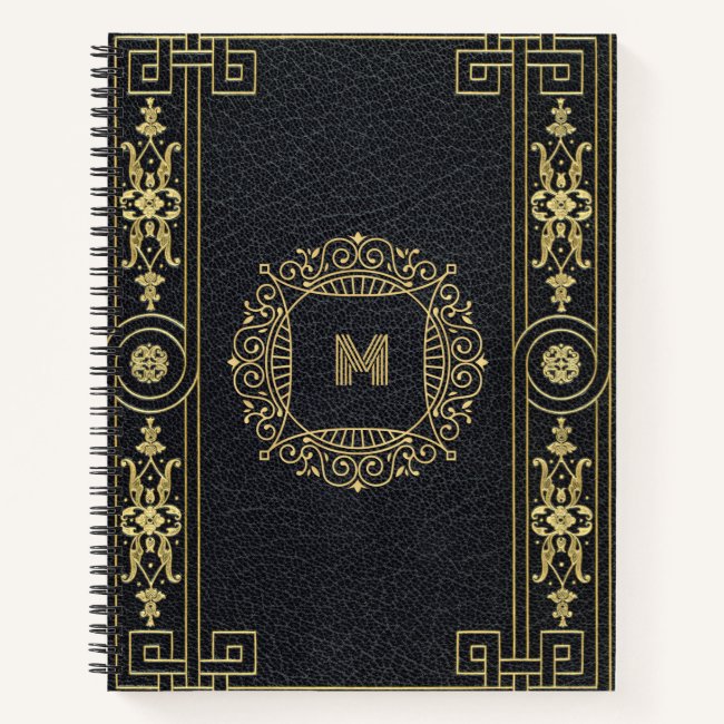 Art Deco Cover Personalized Blogging Jotting