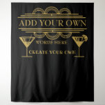 Art Deco Create Your Own Photo Booth Back Drop at Zazzle
