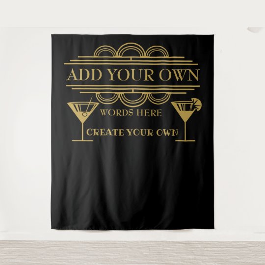 Art Deco Create Your Own Photo Booth Back Drop Zazzle Art Deco Create Your Own Photo Booth Back Drop