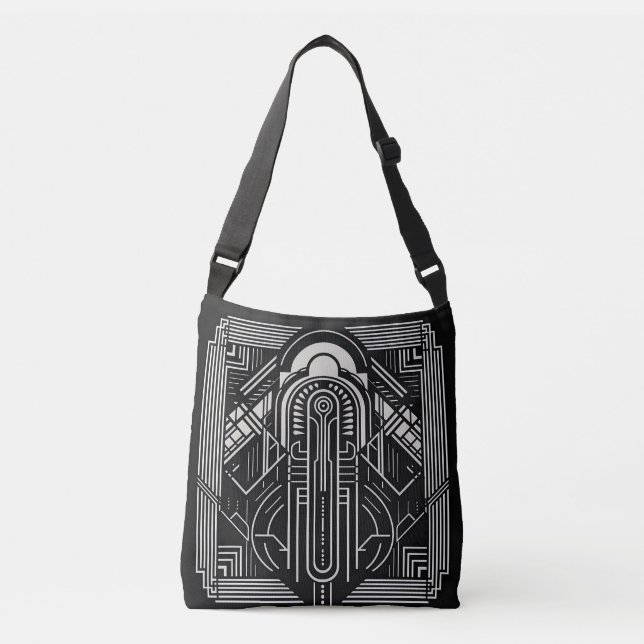 Art Deco Crossbody Bag (Front)