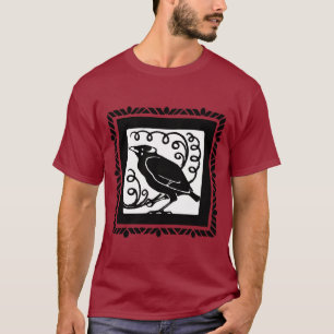 Art Deco Crow or Raven T-Shirt