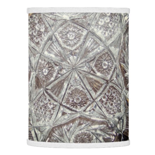 ART DECO CRYSTAL 6 LAMP SHADE (Left)
