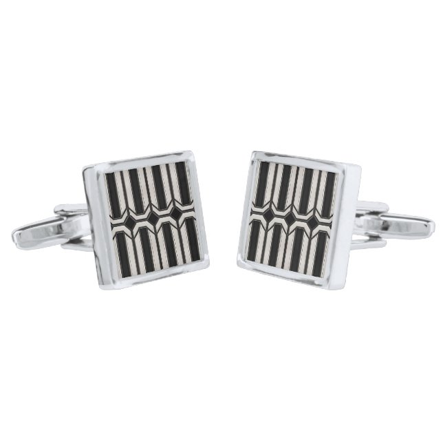 Art Deco Cufflinks (Angled)