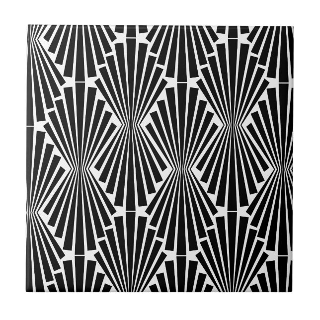 Art Deco Custom Pattern Tile (Front)