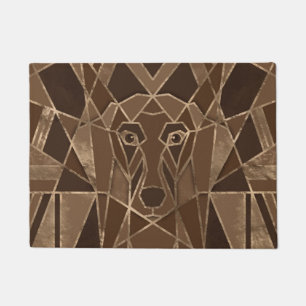 Art Deco Dachshund dog Doormat