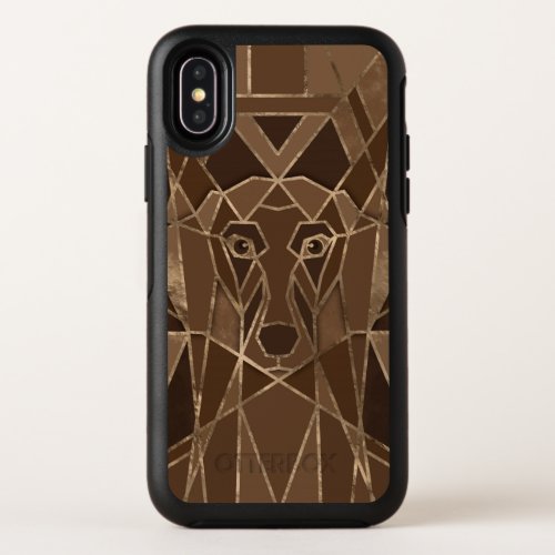 Art Deco Dachshund dog OtterBox Symmetry iPhone X Case