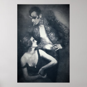 Art deco dancers berber and droste poster