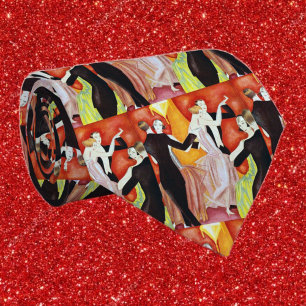 Art Deco Dancing Couples 1920s Ballroom  Neck Tie