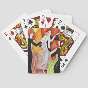 Art Deco Dancing Couples 1920s Ballroom  Poker Cards